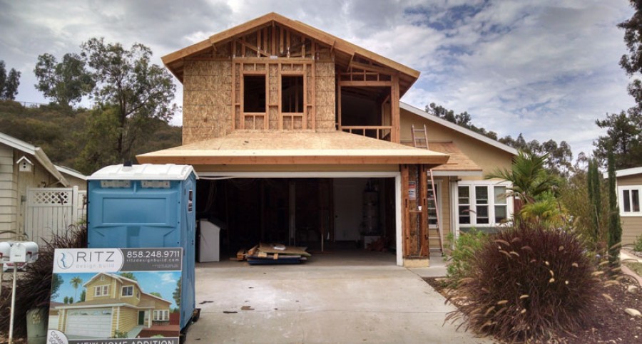 San Diego Home Prices on the Rise but Cost to Build a Home Addition; HALF PRICE